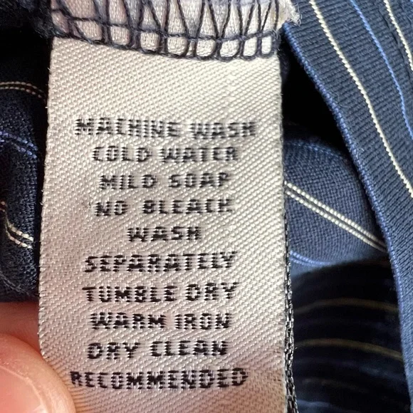 Pebble Beach Golf Links Polo Shirt XL Blue Striped Cotton Classic Golf Logo - Picture 7 of 11